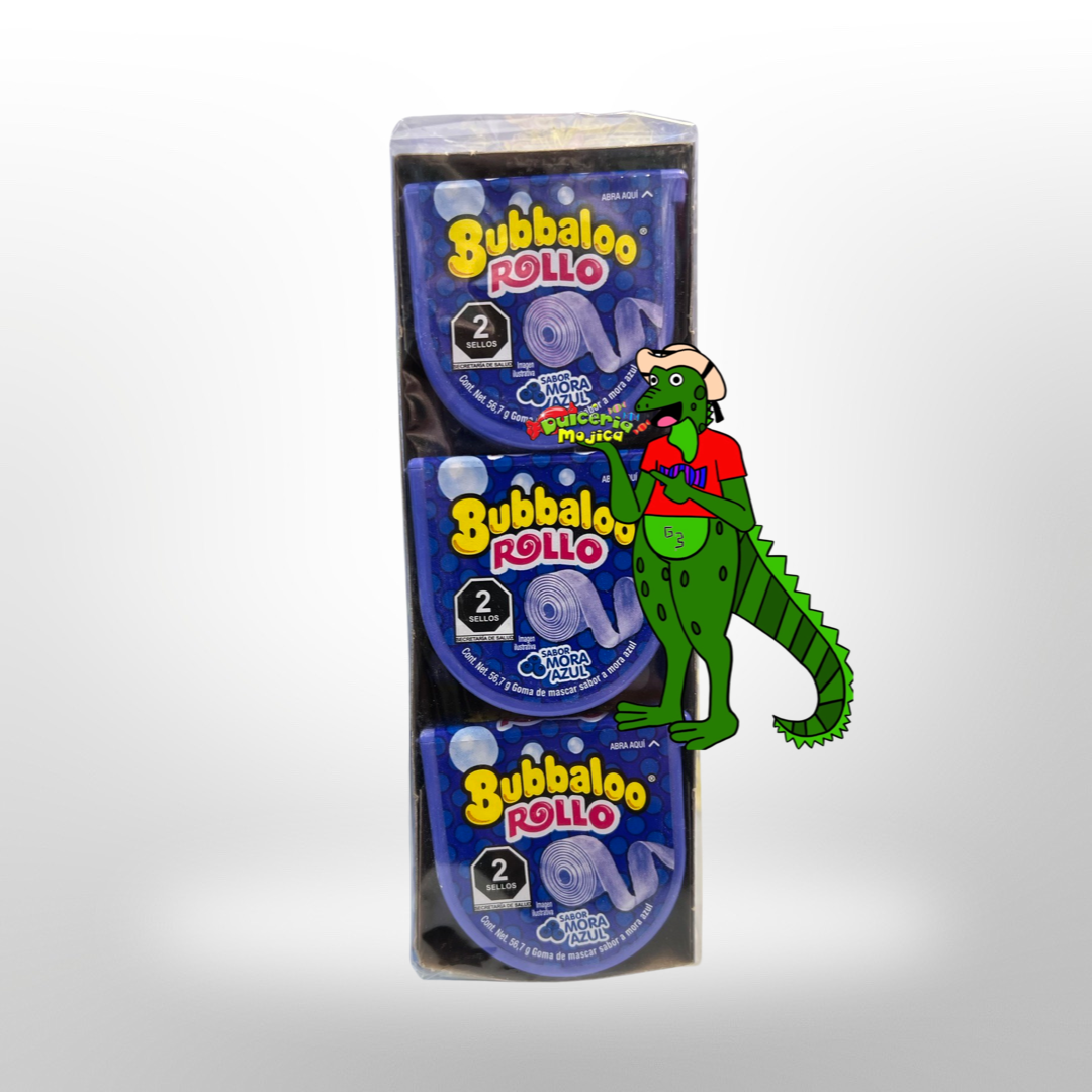 Bubbaloo Roll Mora Azul