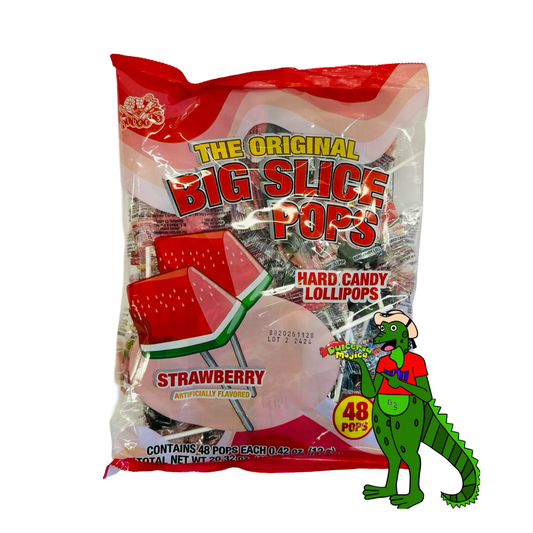 Alberts The Original Big Slice Pops Strawberry